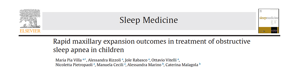 Rapid Maxillary Expansion Outcomes in Treatment of Obstructive Sleep Apnea in Children